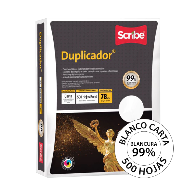 Foto 2 pulgar | Papel Bond Duplicador Blanco Carta - 500 Hojas