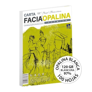 Foto 1 | Opalina Blanca Carta 120 Gr - 100 Hojas