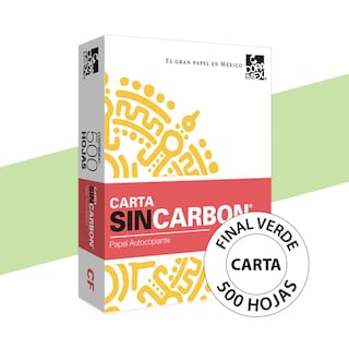 Foto 1 | Papel Autocopia Final Verde Carta - 500 Hojas