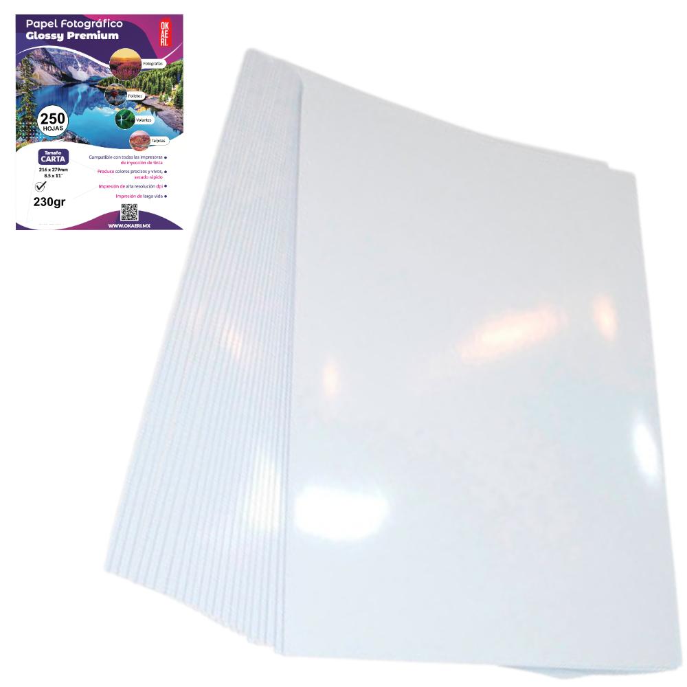 Foto 7 pulgar | Pack Papel Fotografico 230 Gr Con 250 Piezas