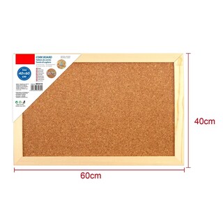 Foto 2 | Pizarrón de Corcho 60x40cm Eo Safe Imports Esi-16663 Marrón