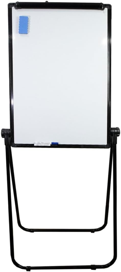 Foto 2 pulgar | Pizarrón Magnético Blanco con Base Ajustable | Pintarrón con Superficie Esmaltada 60x90 cm | Ideal para Ofici