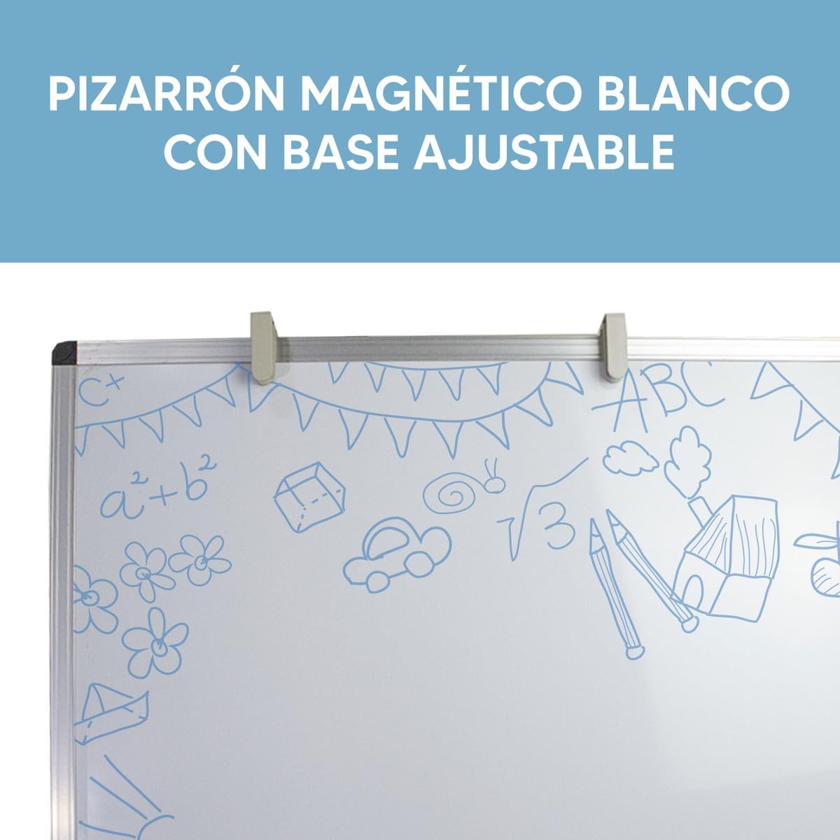 Foto 4 | Pizarrón Magnético Blanco Retráctil J0506 60x90 cm