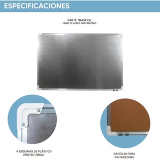 Foto 5 | Pizarrón de Corcho 60x90 cm