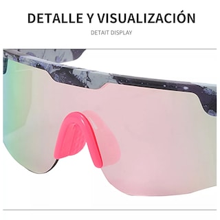 Foto 3 | Lentes para Ciclismo con Protección Uv Eo Safe Imports Esi-11177 Rosa