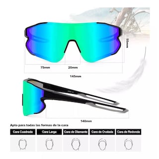Foto 2 | Lentes de Sol Polarizados con Protección Anti-uv Eo Safe Imports Esi-11173 Multicolor
