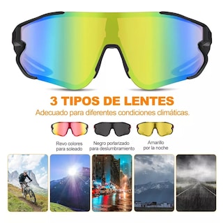 Foto 3 | Lentes de Sol Polarizados con Protección Anti-uv Eo Safe Imports Esi-11173 Multicolor