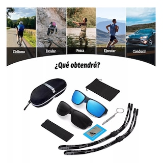 Foto 3 | Gafas de Sol para Ciclismo 2 piezas Eo Safe Imports Esi-11174 Multicolor