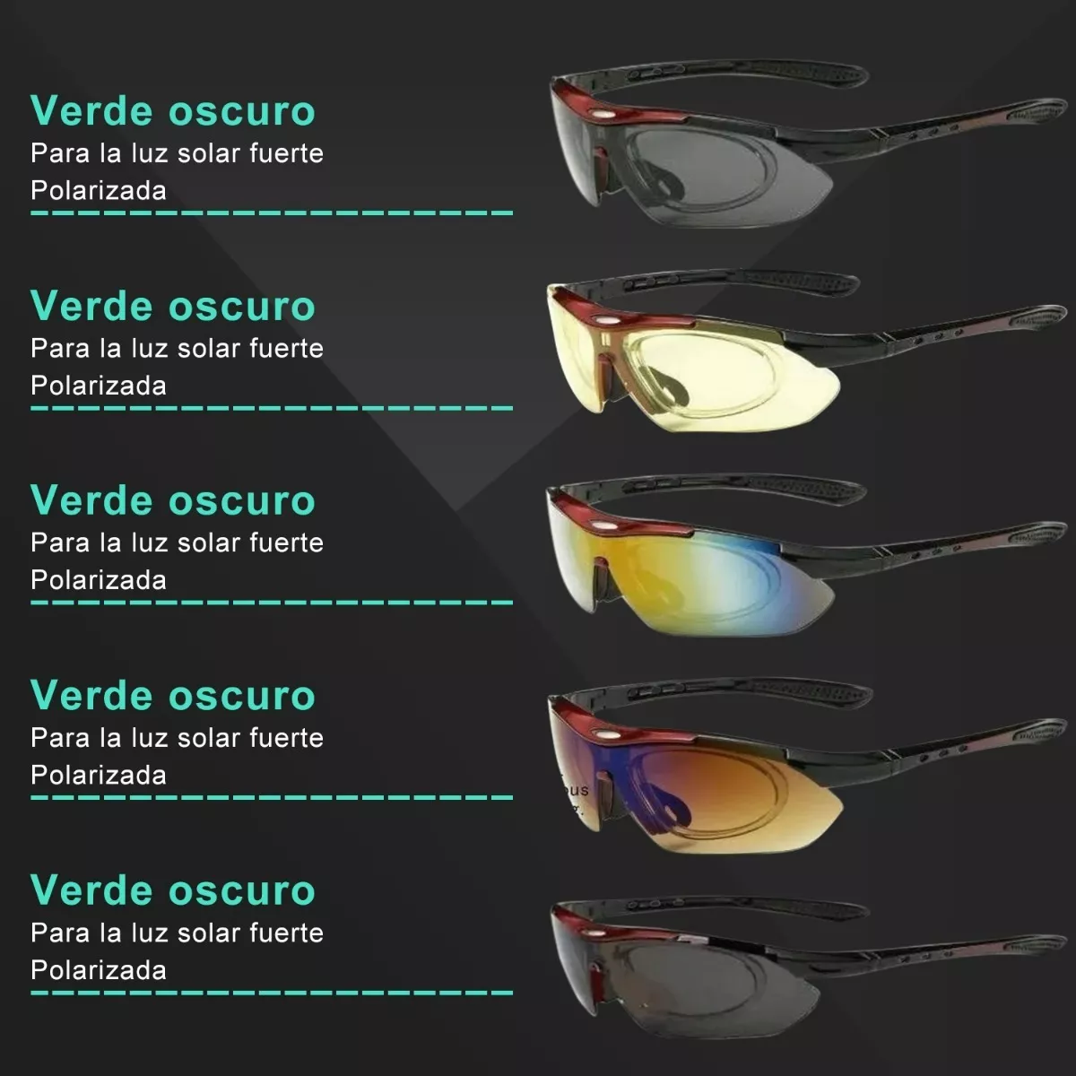 Foto 4 pulgar | Lentes de Sol Polarizadas  Eo Safe Imports Esi-11175 Multicolor