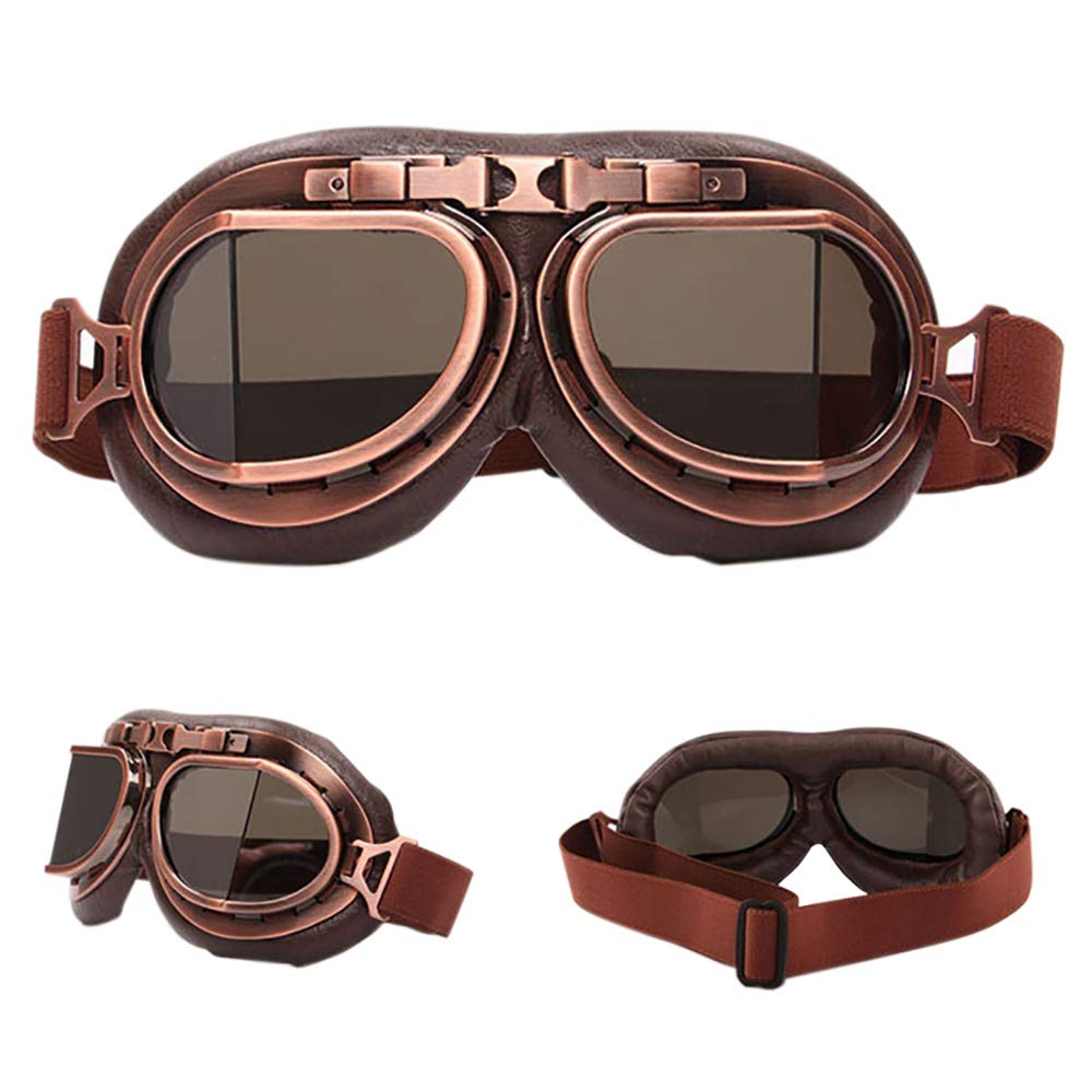 Foto 6 pulgar | Casco Vintage De Goggles Peicees Para Moto Y Moto De Motocross - Venta Internacional.