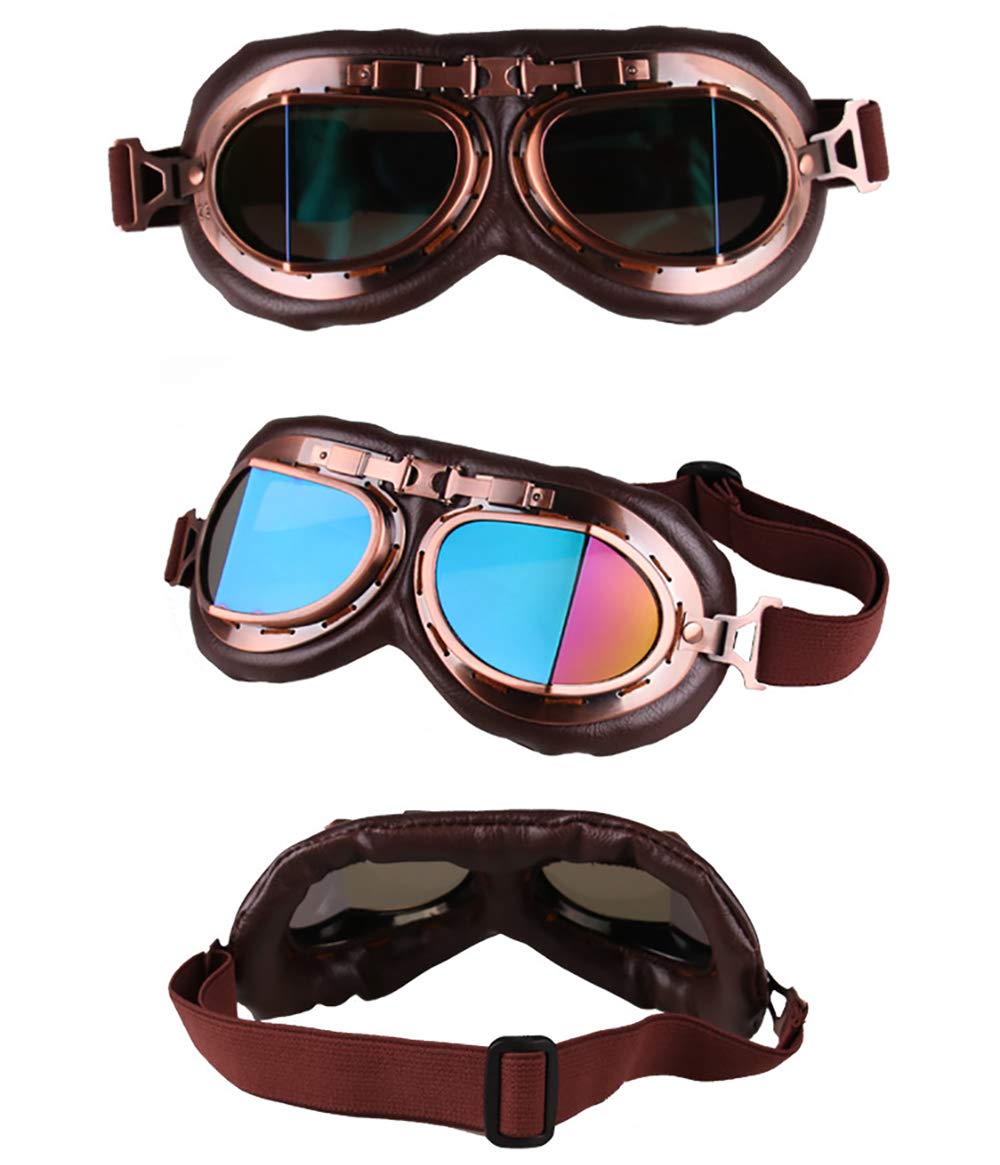 Foto 5 | Goggles Peicees - Casco Vintage Para Moto, Piloto De Motocross - Venta Internacional.