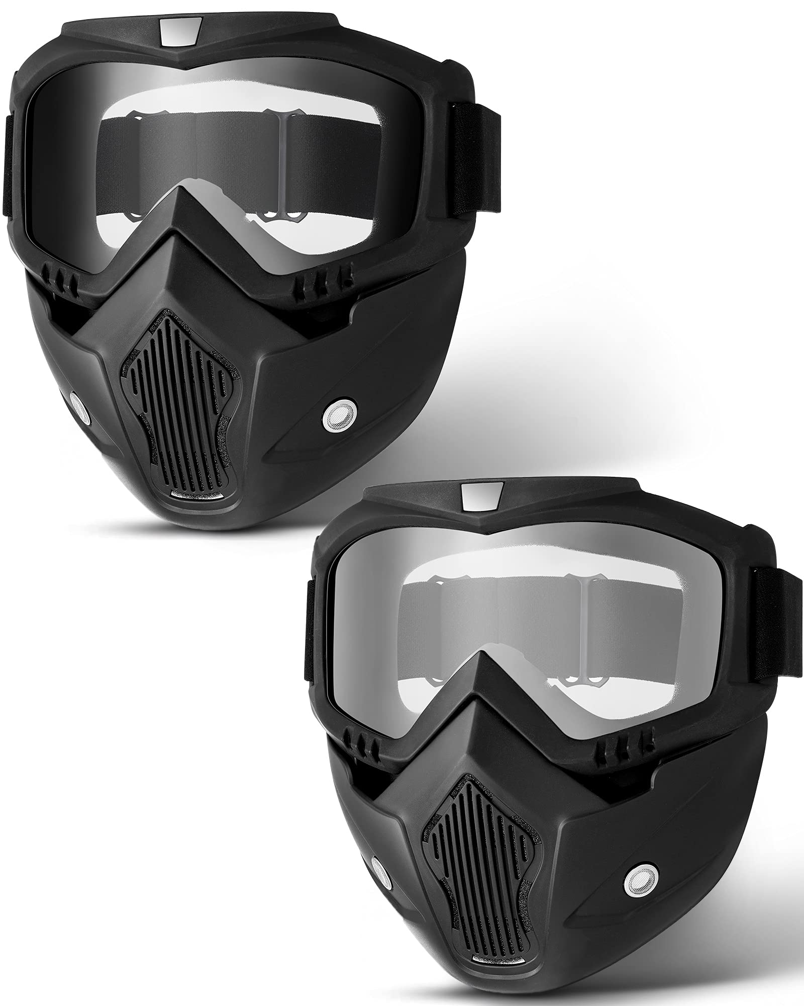Foto 2 pulgar | Gafas De Moto Frienda Con Cubierta Facial (gris, Transparente) - Venta Internacional.