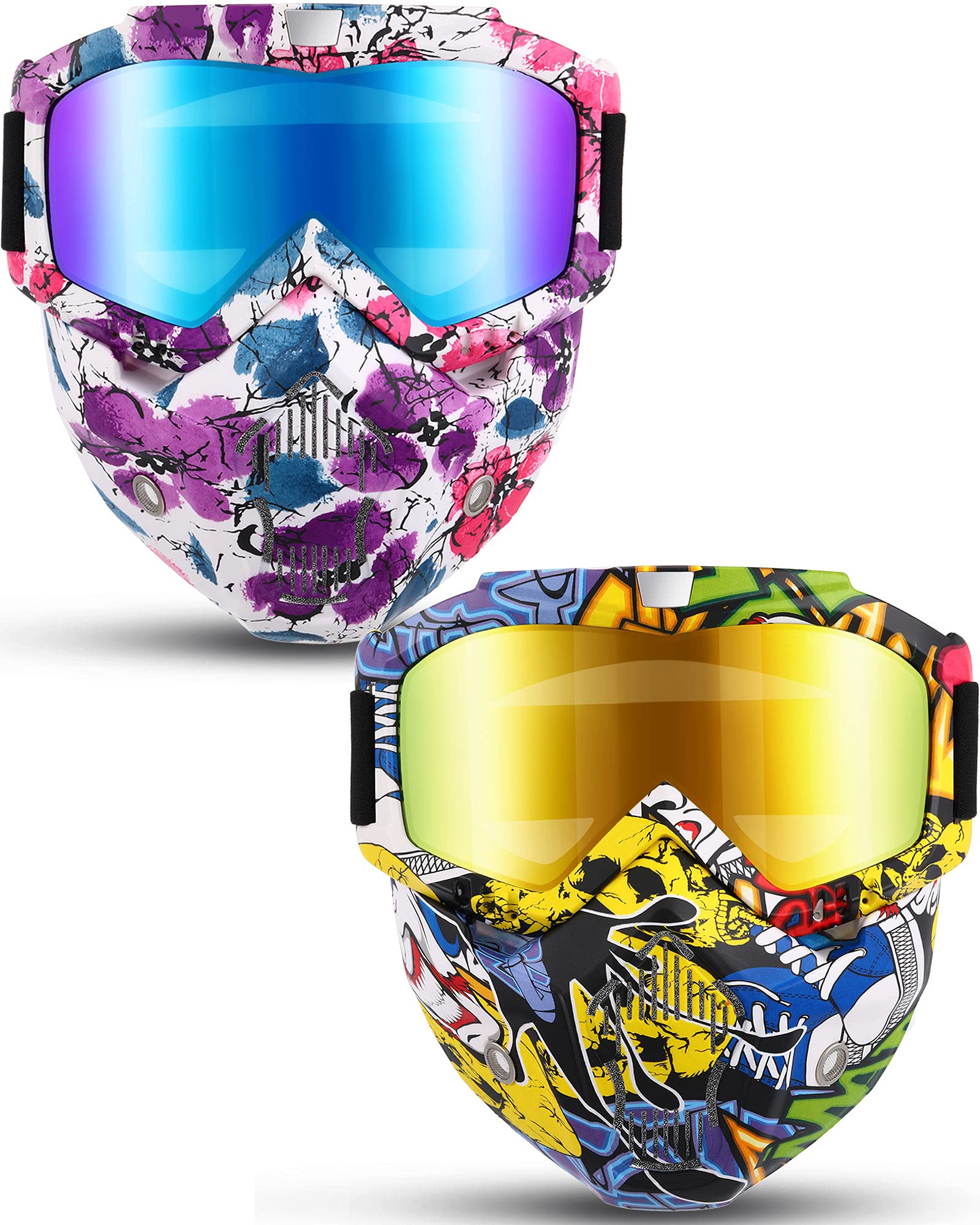 Foto 1 | Gafas De Moto Frienda Classic Style, 2 Piezas - Venta Internacional.