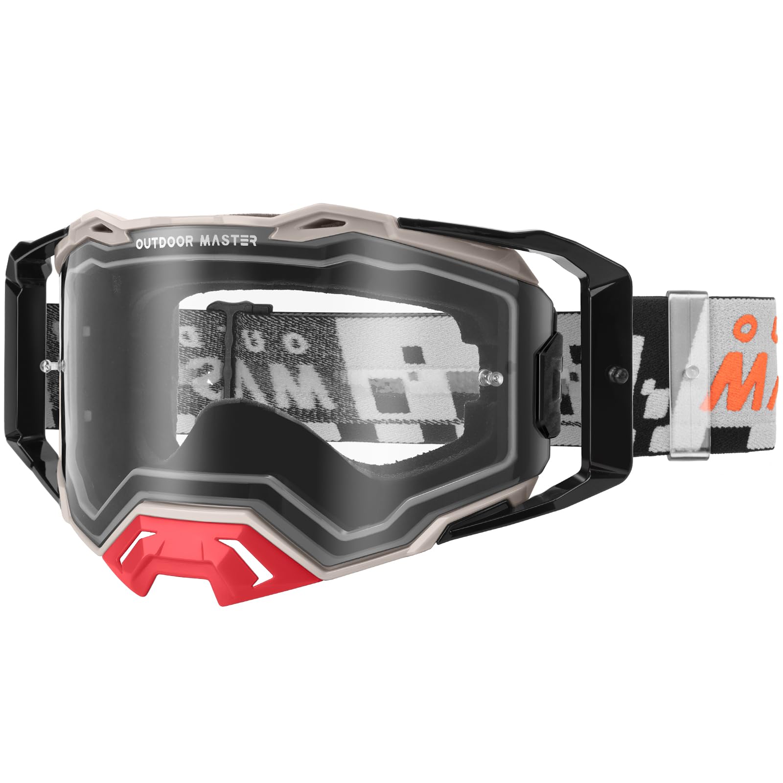 Foto 1 | Gafas De Moto Outdoormaster Macaw Dirt Bike Con Lente Transparente - Venta Internacional.