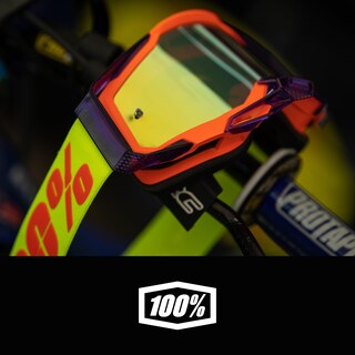 Foto 7 | Gafas 100% Racecraft 2 Para Bicicleta De Montaña Y Motocross, Color Naranja - Venta Internacional.