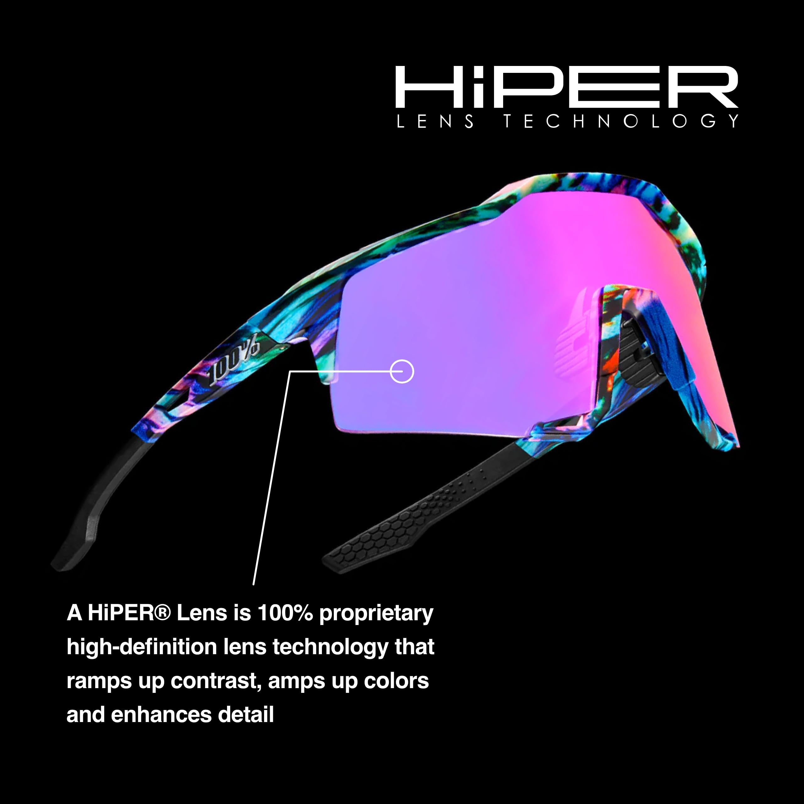 Foto 5 pulgar | Gafas De Sol Para Ciclismo 100% Speedcraft Sport Performance - Venta Internacional.