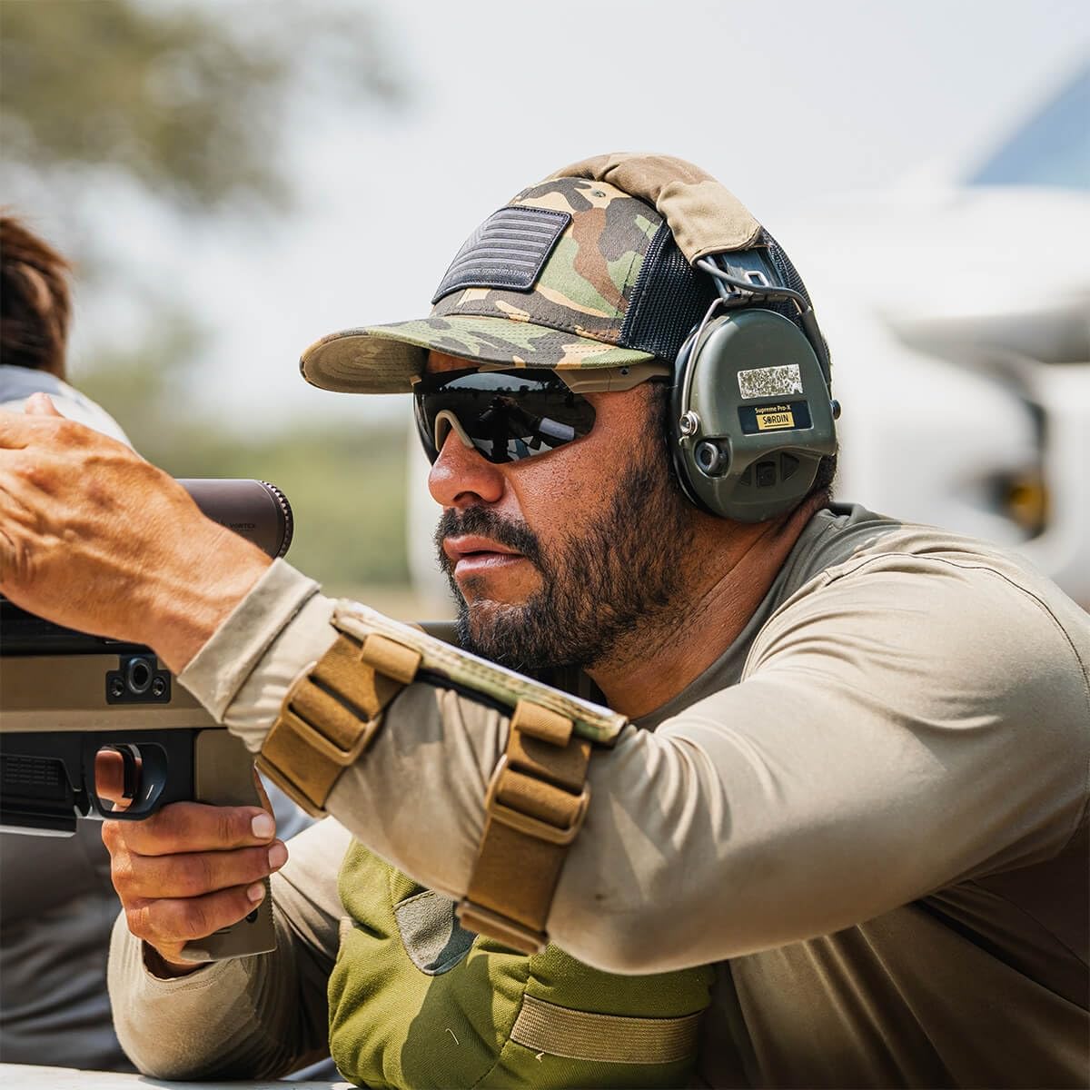 Foto 3 pulgar | Gafas De Sol Deportivas Magpul Defiant Polarizadas Para Hombre - Marrón - Venta Internacional.