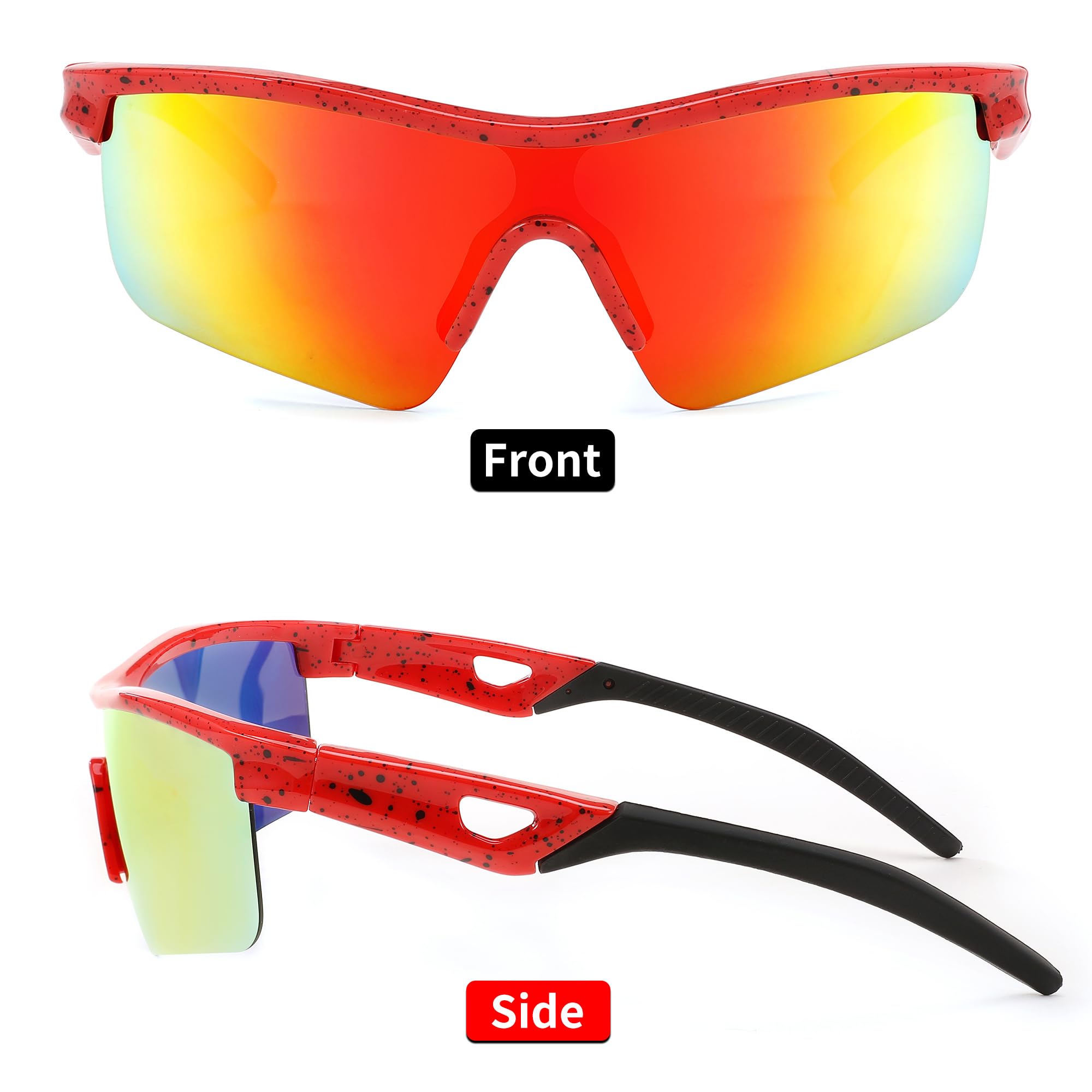 Foto 7 pulgar | Gafas De Sol Feisedy Para Niños Y Adolescentes De Béisbol Polarizadas B2454 - Venta Internacional.