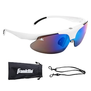 Foto 1 | Gafas De Sol Franklin Sports Oval Mlb Wht Dlx Flip-up Blancas - Venta Internacional.