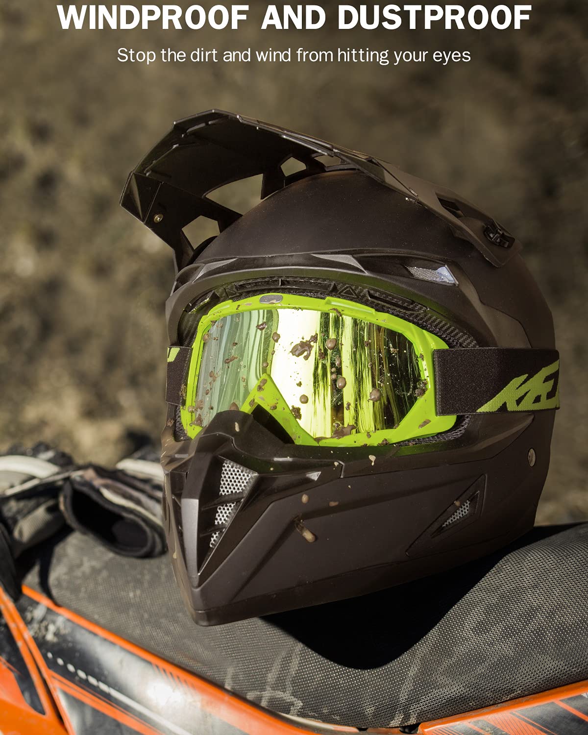 Foto 5 pulgar | Gafas De Motocross Kemimoto, Antiuv, Para Moto De Cross, Atv, Utv - Venta Internacional.