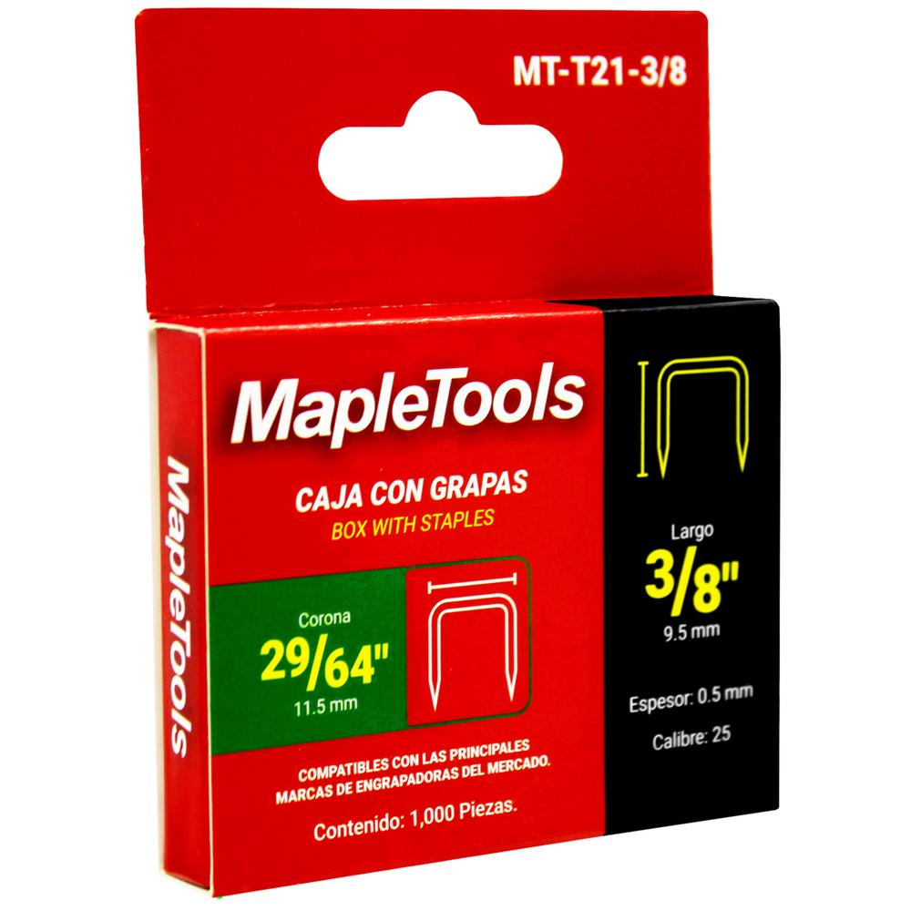 Foto 2 | 10000 Grapas 3/8'' Maple Tools Cal.25 Tapicería Carpintería