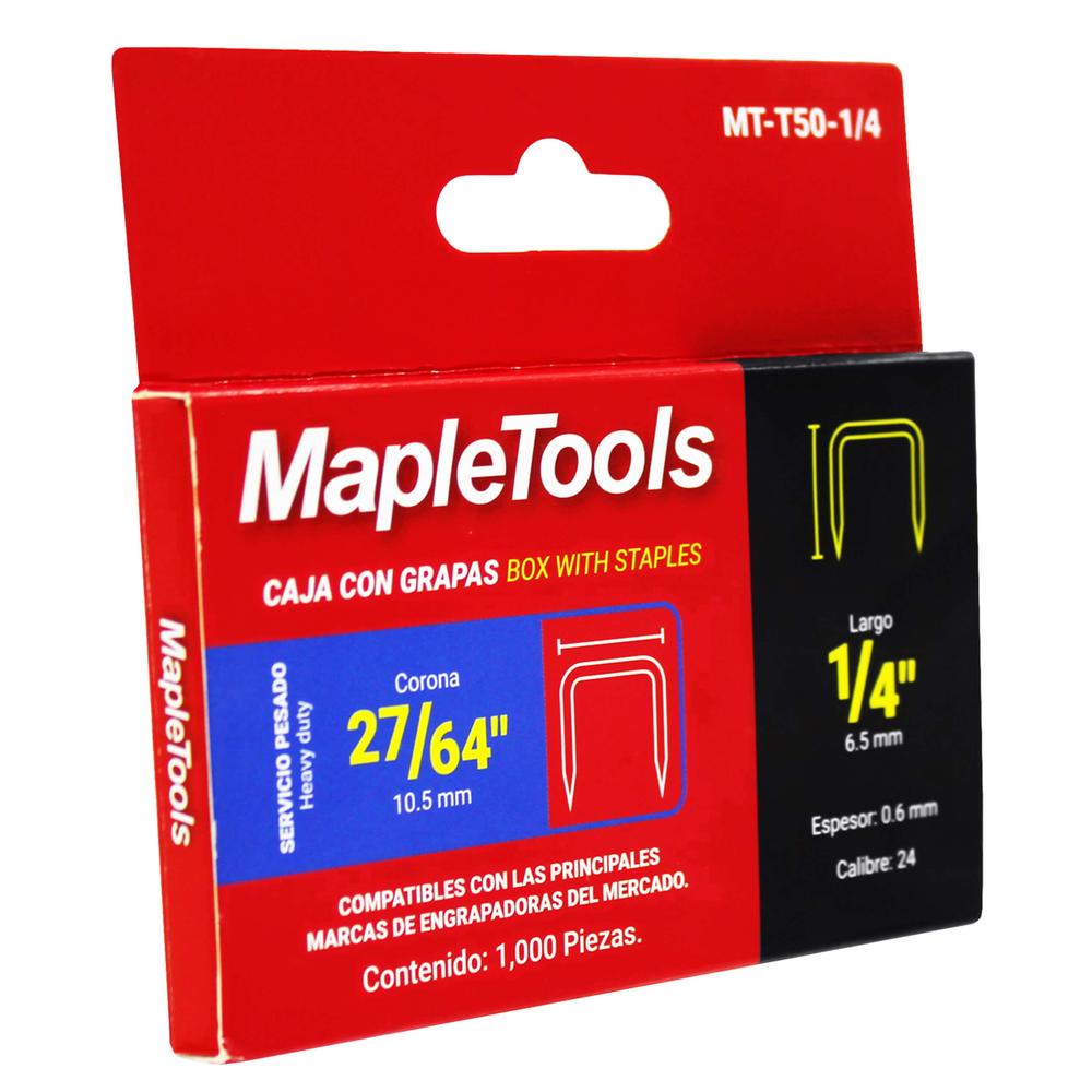 Foto 4 pulgar | 10000 Grapas 1/4'' Maple Tools P/ Tapicería Y Carpintería