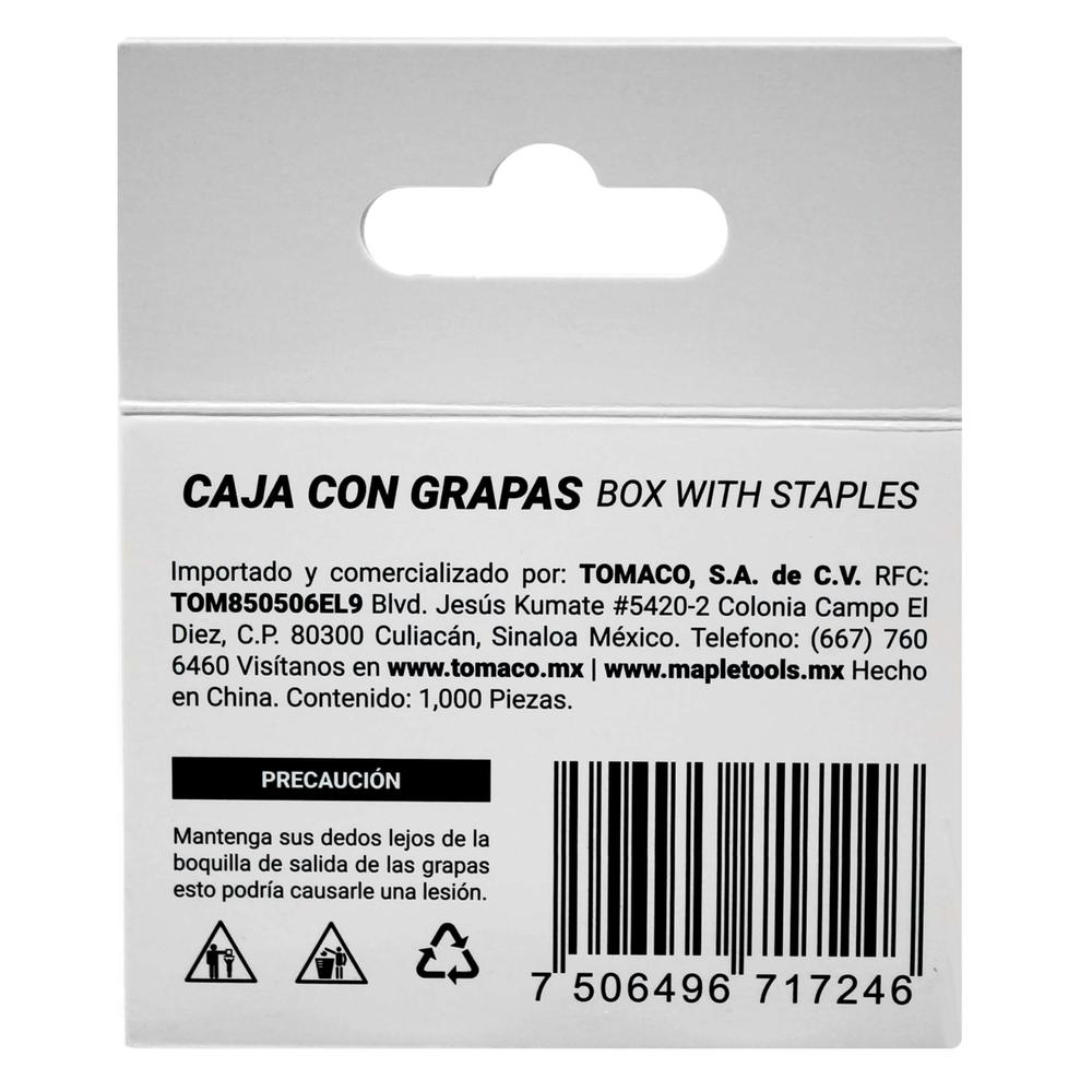 Foto 5 | 15000 Grapas 5/16'' Maple Tools P/ Tapicería Y Carpintería