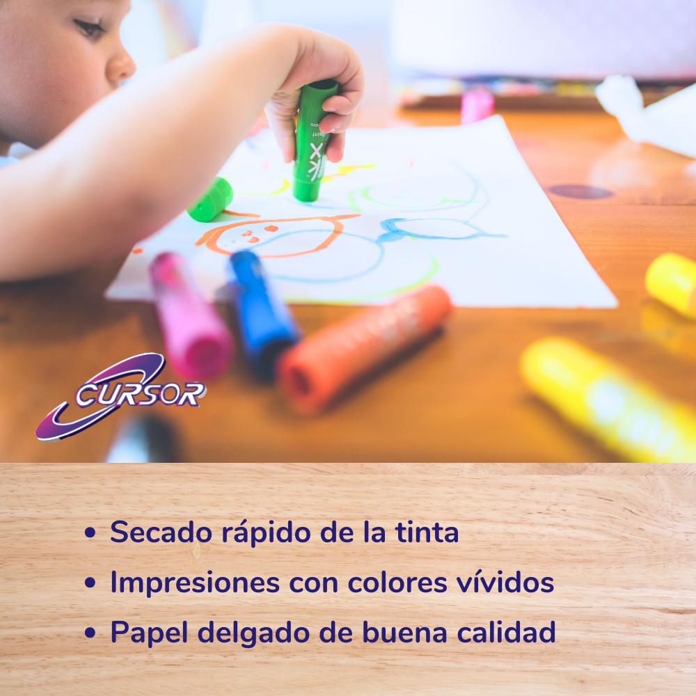 Foto 4 | Papel Opalina Delgada Carta 100 Hojas Blanco