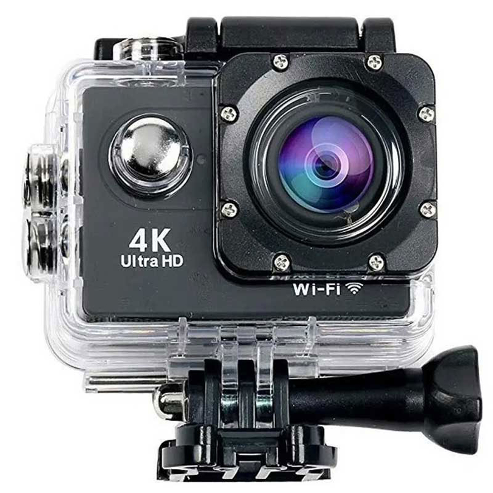 Foto 4 pulgar | Cámara Deportiva 4k Fralugio Sport Cam Wifi Sumergible con más de 20 Accesorios