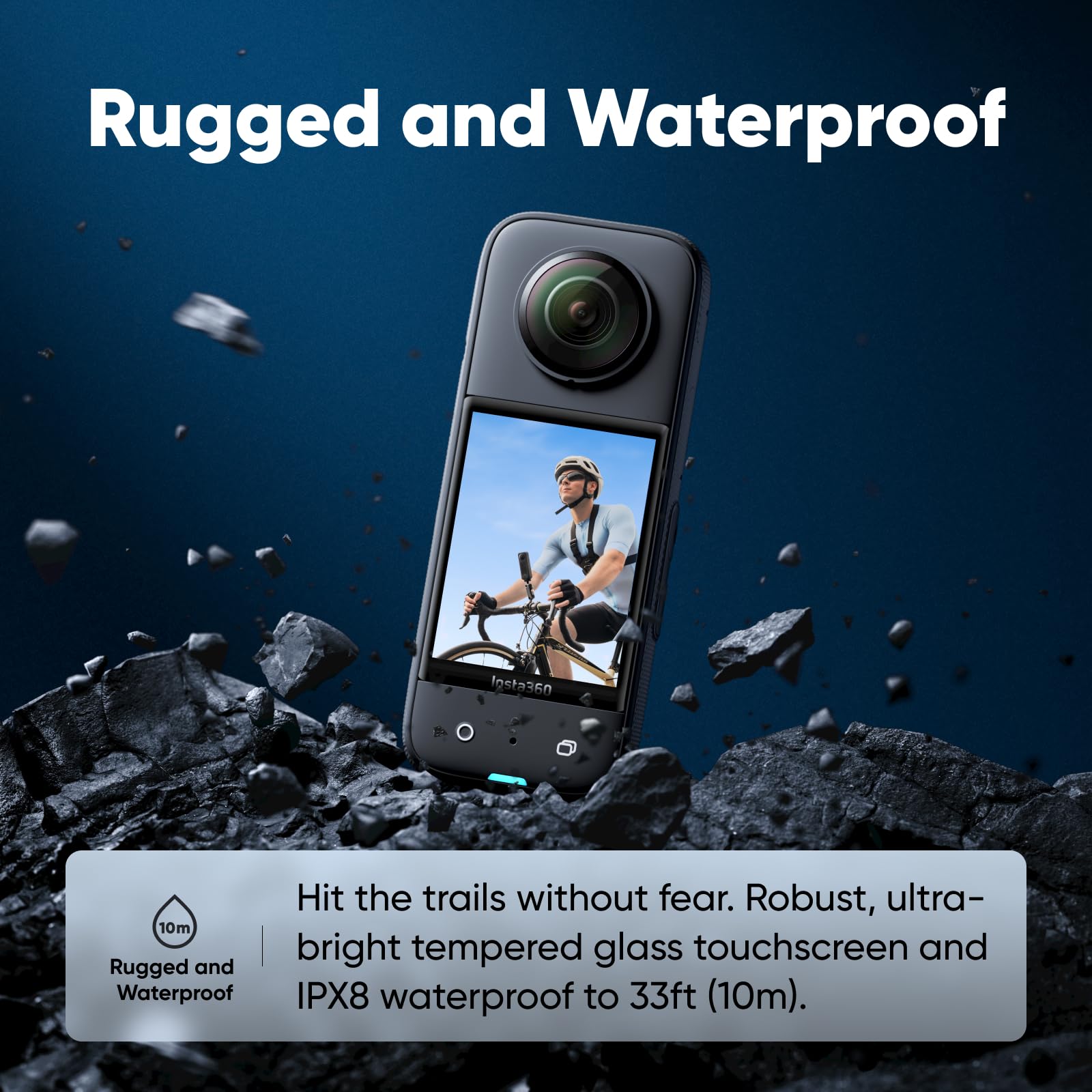 Foto 8 pulgar | Cámara De Acción Insta360 X3 Waterproof 360 48mp 5.7k Video - Venta Internacional.