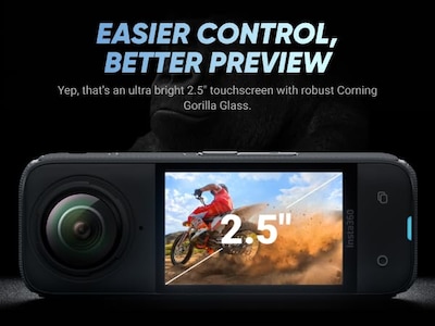 Foto 5 | Paquete De Cámara De Acción Insta360 X4 8k A Prueba De Agua 360 Con Trípode - Venta Internacional.