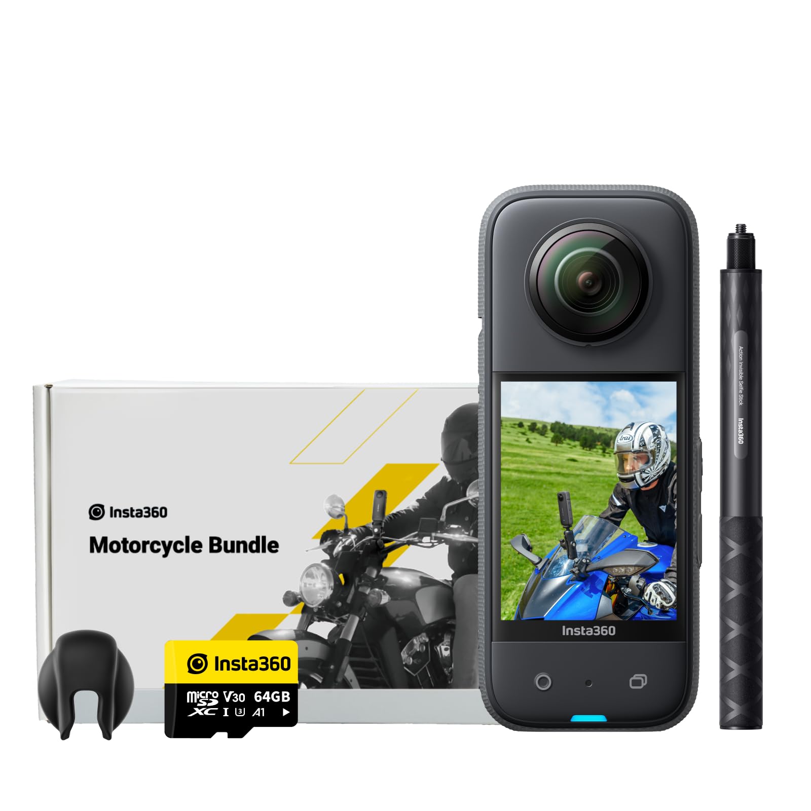 Foto 2 pulgar | Cámara De Acción 360 Insta360 X3 Impermeable Con Kit De Motocicleta - Venta Internacional.