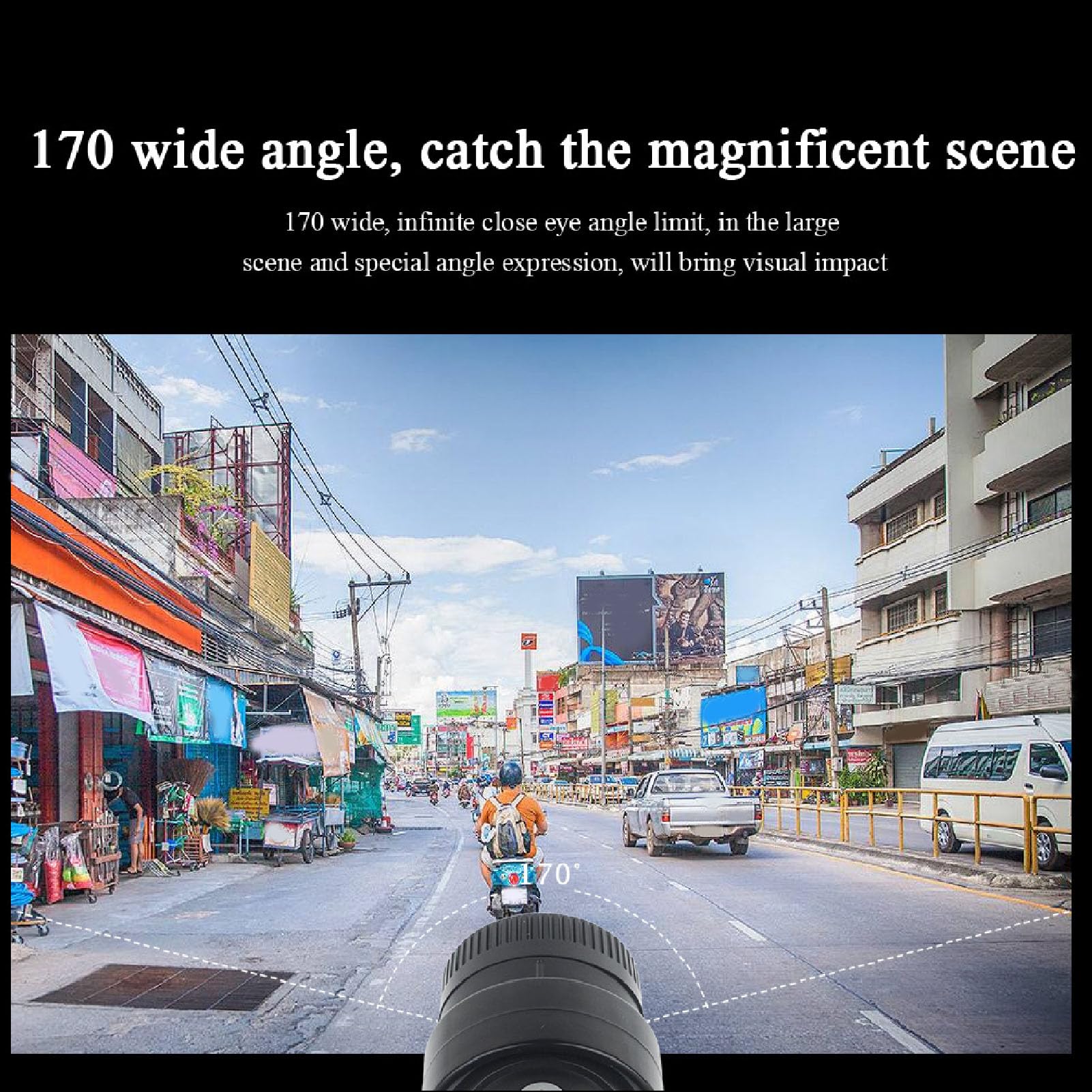 Foto 4 pulgar | Casco Impermeable Para Moto Action Camera Ashata Mini 960p - Venta Internacional.