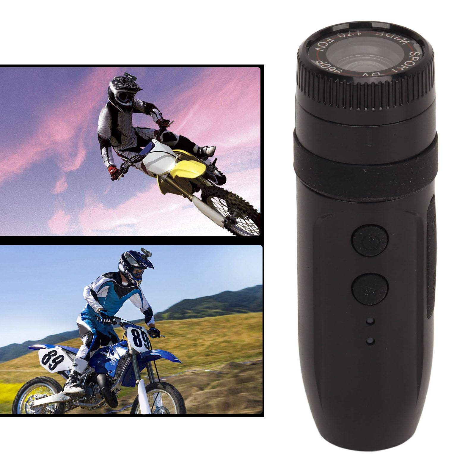 Foto 6 pulgar | Casco Impermeable Para Moto Action Camera Ashata Mini 960p - Venta Internacional.