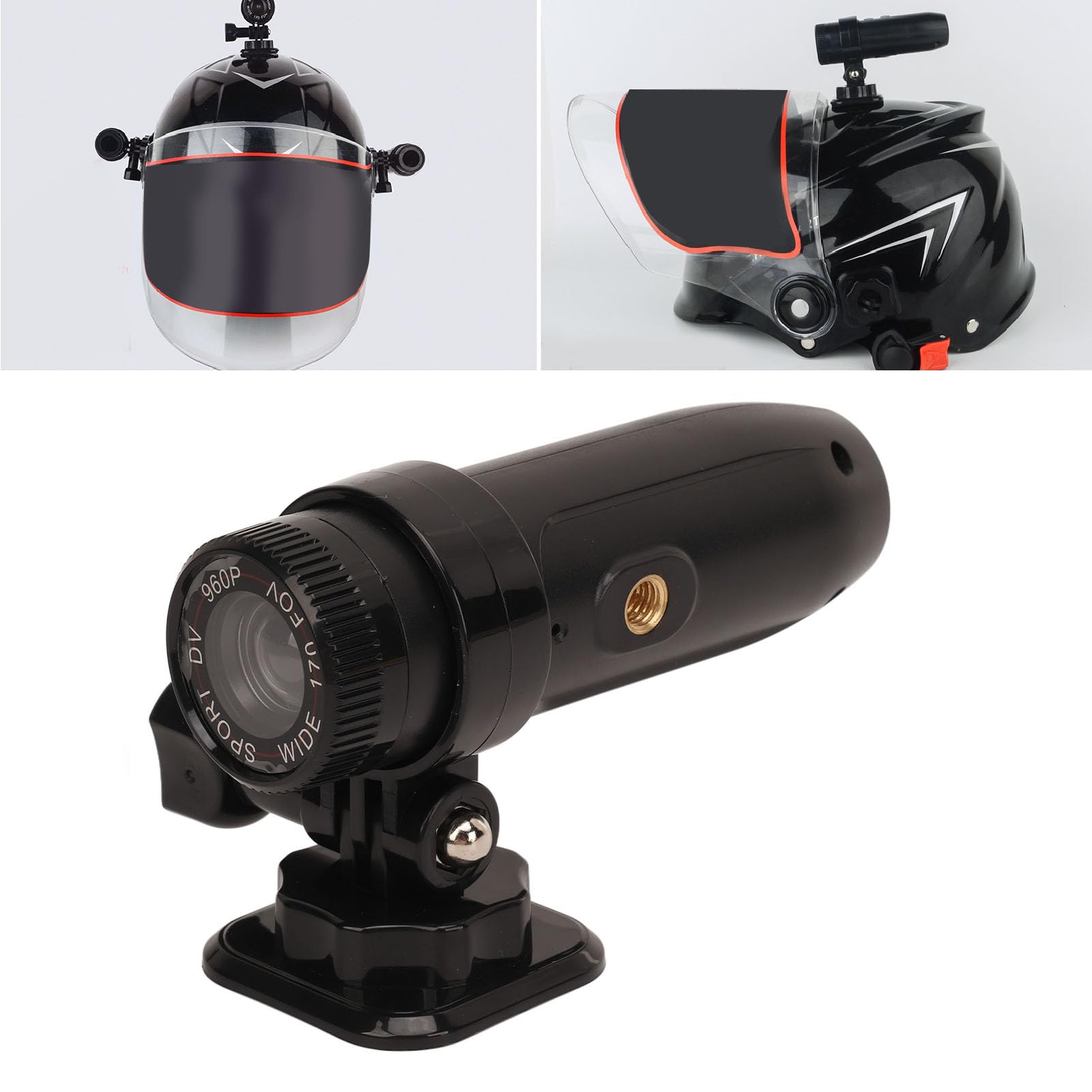 Foto 7 pulgar | Casco Impermeable Para Moto Action Camera Ashata Mini 960p - Venta Internacional.