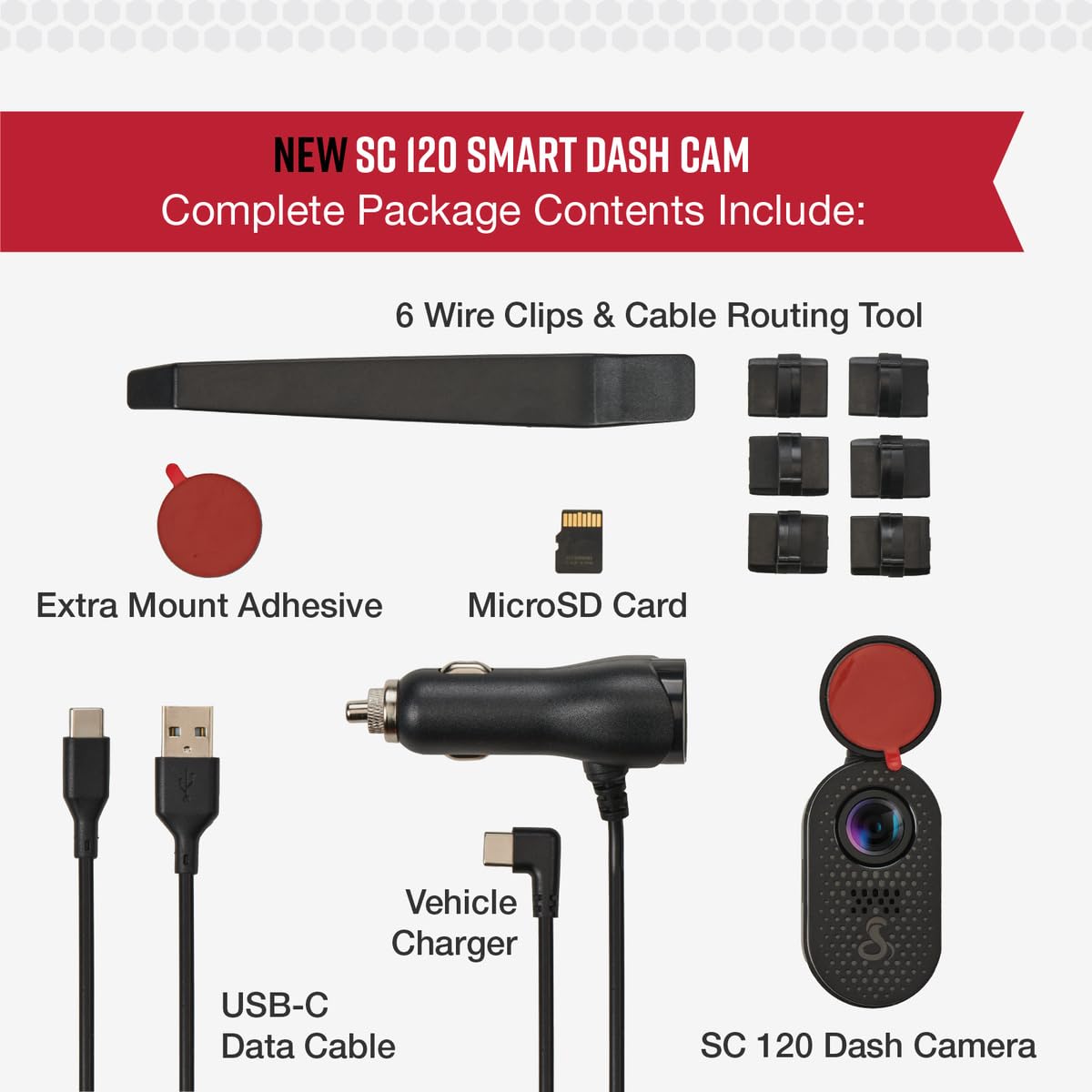Foto 7 | Dash Cam Cobra Discreet Sc120 Qhd 1440p Con Wifi Y Visión Nocturna - Venta Internacional.