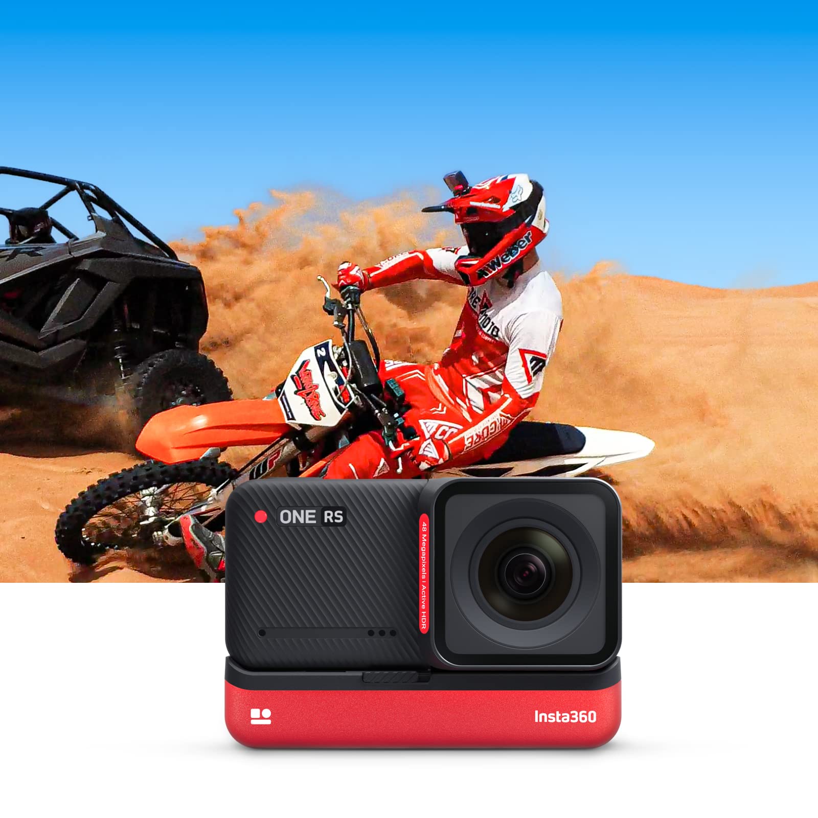 Foto 3 pulgar | Cámara De Acción Insta360 One Rs Twin Edition 4k 60 Fps 48 Mp - Venta Internacional.