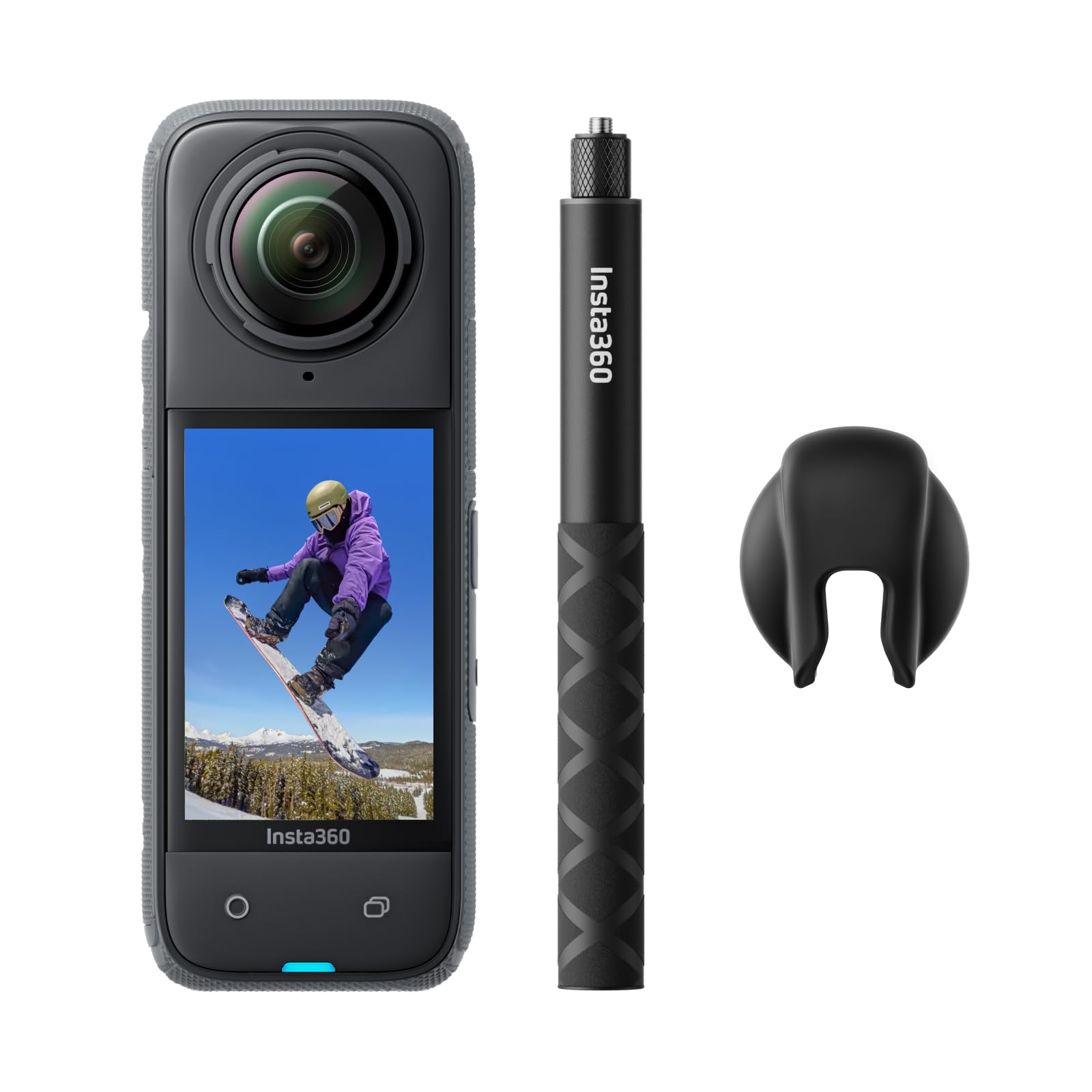 Cámara De Acción 360 Insta360 X4, Paquete De Snowboard 8k, Resistente Al Agua - Venta Internacional.