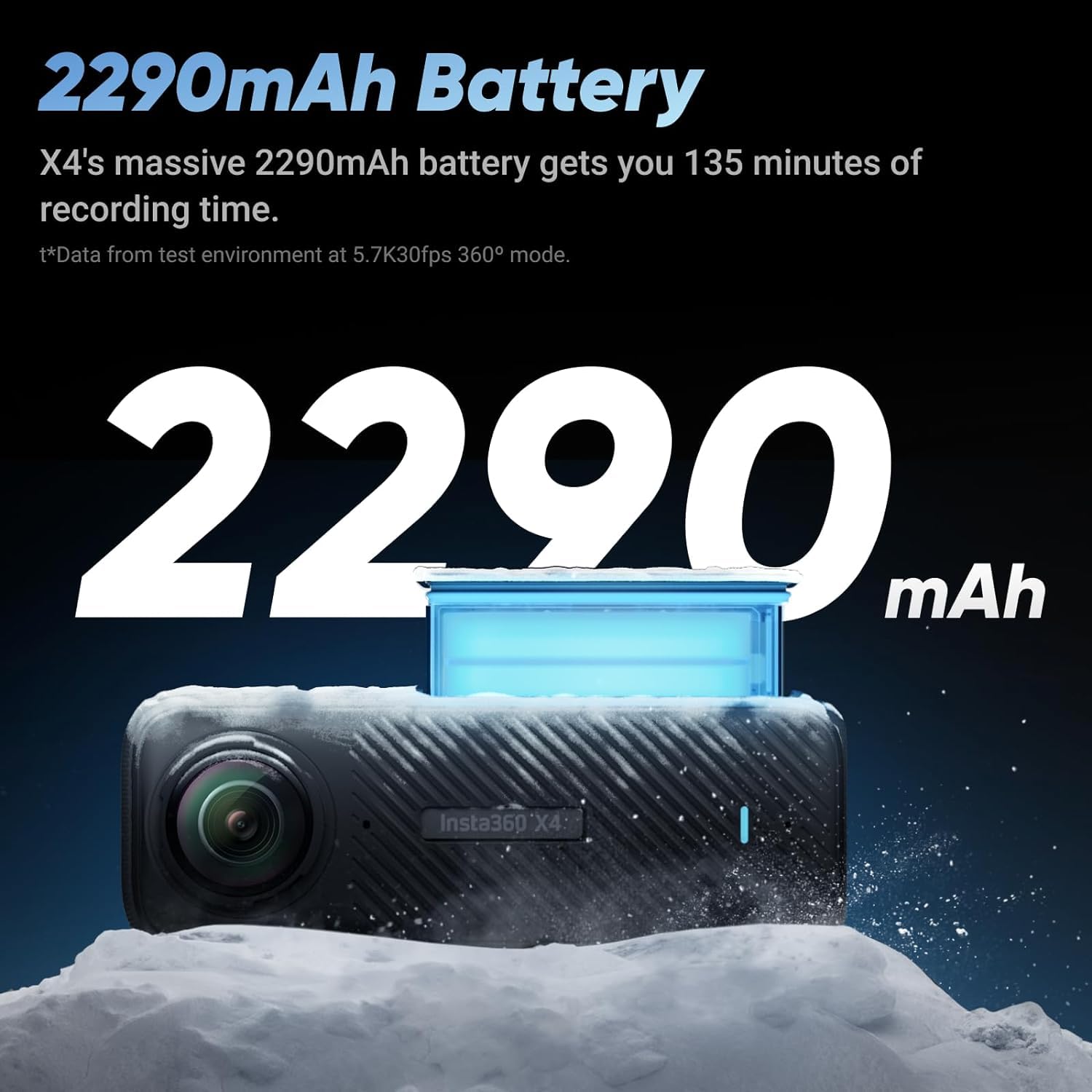 Foto 4 pulgar | Cámara De Acción Insta360 X4 Waterproof 360 8k 48mp Con Tarjeta De 64gb - Venta Internacional.