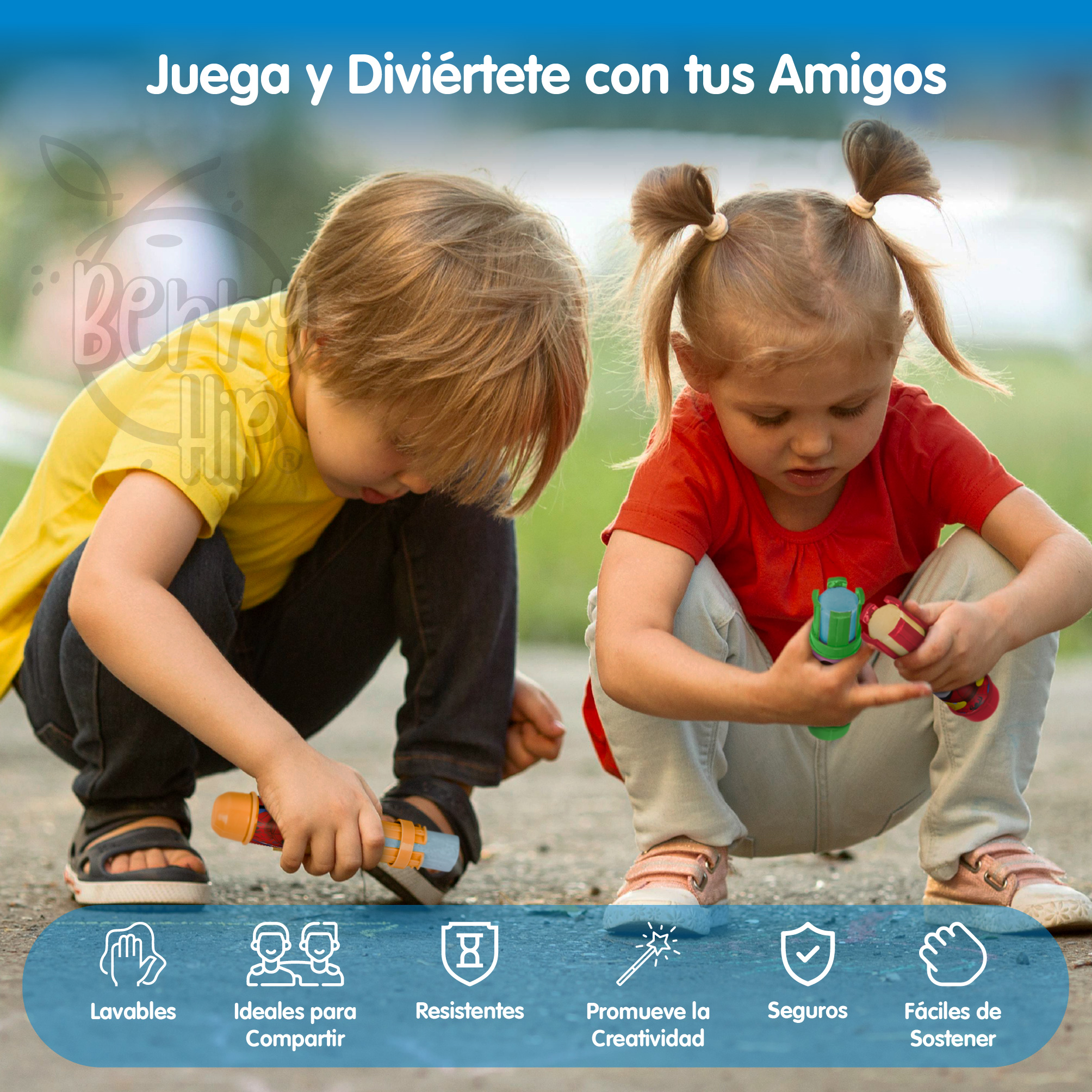 Foto 4 pulgar | Set De 5 Gises Jumbo Con Portagis De Spidey, Colores Vibrantes E Intensos, Ideal Para Pizarrón, Arte, Escritorio Y Dib