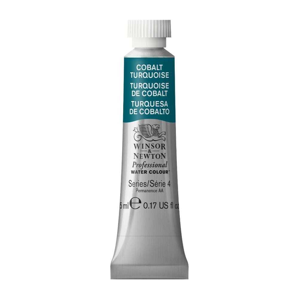 Pintura Acuarela 5 ml Artist Turquesa Cobalto S-4 #190 Winsor & Newton