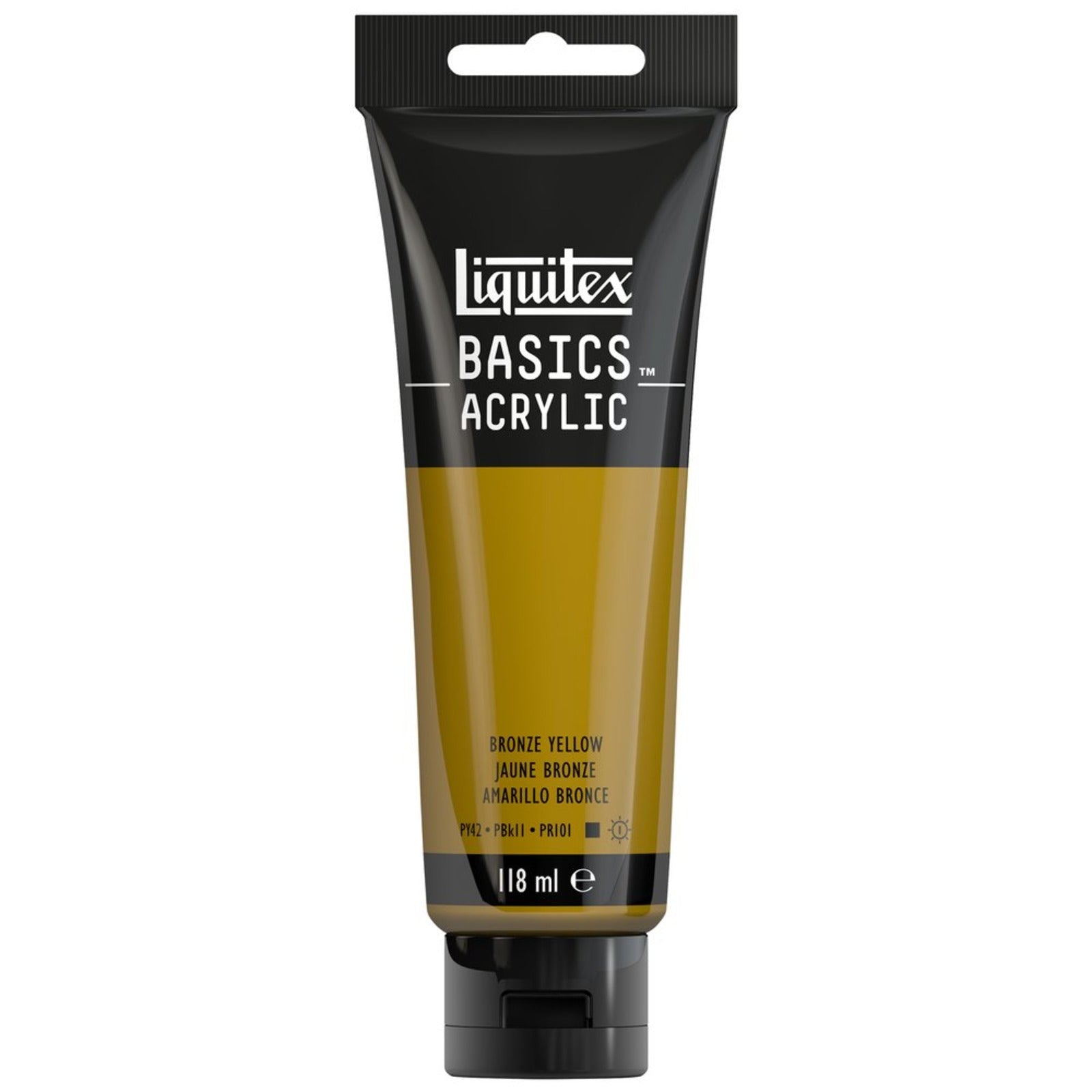 Pintura Acrilica Basics 118ml #530 Bronze Yellow Liquitex