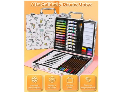 Foto 2 | Set Xtellar De Arte Dibujo Colores Marcadores Lápices