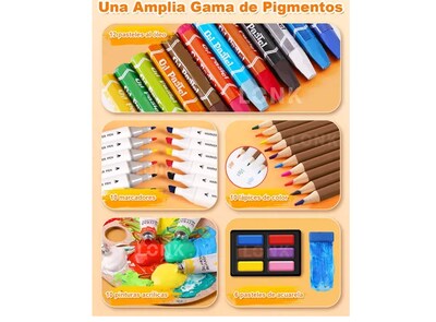 Foto 4 | Set Xtellar De Arte Dibujo Colores Marcadores Lápices