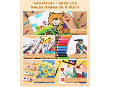 Foto 5 | Set Xtellar De Arte Dibujo Colores Marcadores Lápices