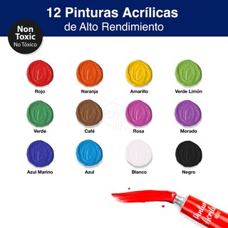 Foto 3 | Berry Hip Premium Art Set: Lápices De Colores, Marcadores, Delineadores, Pasteles Al Óleo, Pinturas Acrílicas,