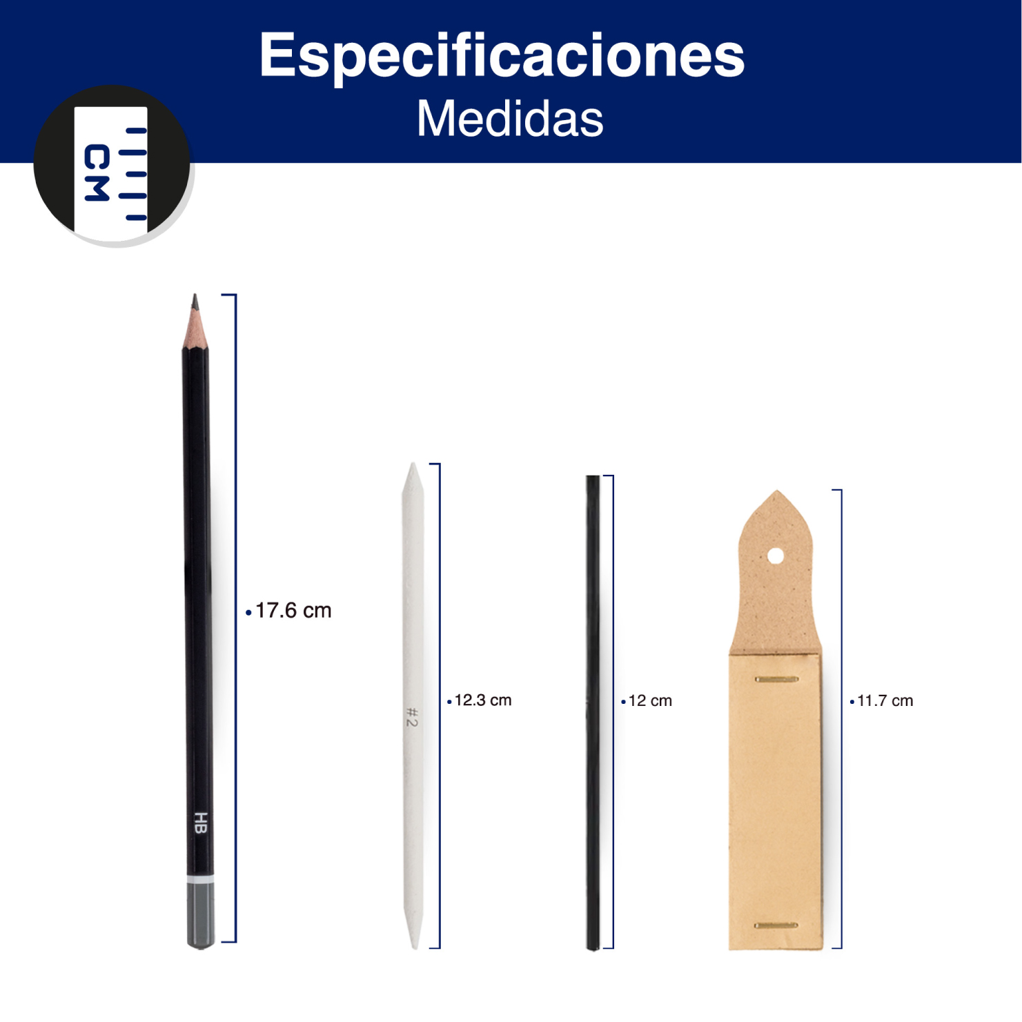 Foto 5 | Berry Hip Set De Bocetos Con 12 Lápices  Carbón Y Estuche Organizador  Lleva Tu Arte A Otro Nivel