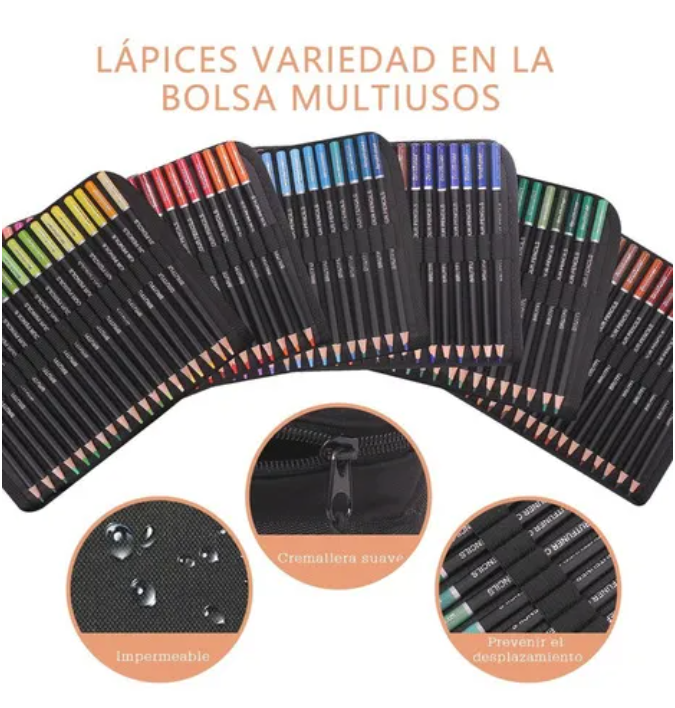 Foto 3 | Set De Arte Xtellar De 120 Lápices De Colores Profesional Laconile 20zcsz-120pencils-mkd