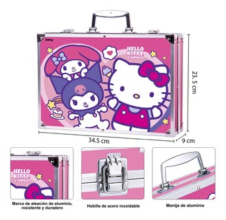 Foto 3 | Set De Arte Hello Kitty Lab.g Marcadores 145pz Rosa