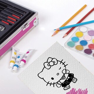Foto 4 | Set De Arte Hello Kitty Lab.g Marcadores 145pz Rosa
